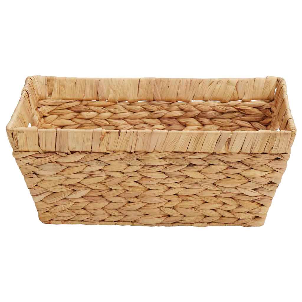 vidaXL Aufbewahrungskörbe 2 pcs Natur 38 x 28 x 15 cm Wasserhyazinthe