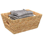vidaXL Aufbewahrungskörbe 2 pcs Natur 38 x 28 x 15 cm Wasserhyazinthe