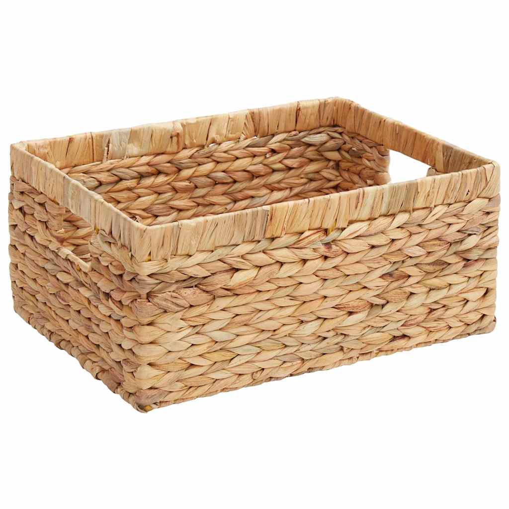 vidaXL Aufbewahrungskörbe 3 pcs Natur Wasserhyazinthe
