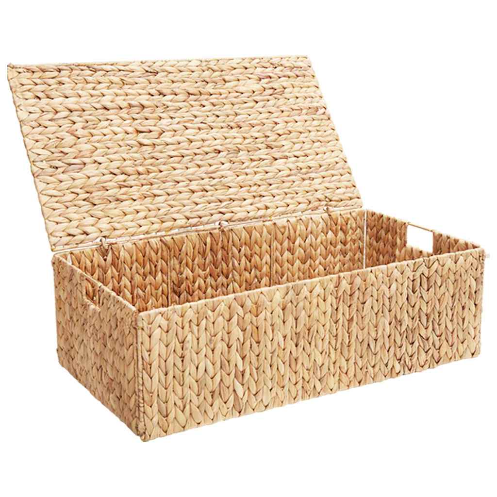 vidaXL Aufbewahrungsbox Natur 60 x 38 x 20 cm Wasserhyazinthe