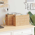 vidaXL Zeitschriftenkörbe 2 pcs Natur 39 x 14 x 25 cm Wasserhyazinthe