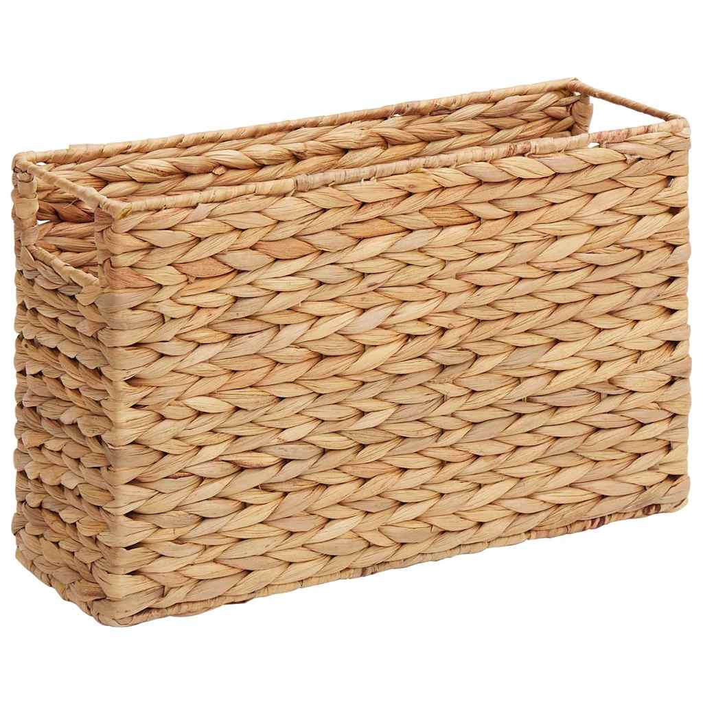 vidaXL Zeitschriftenkörbe 2 pcs Natur 39 x 14 x 25 cm Wasserhyazinthe