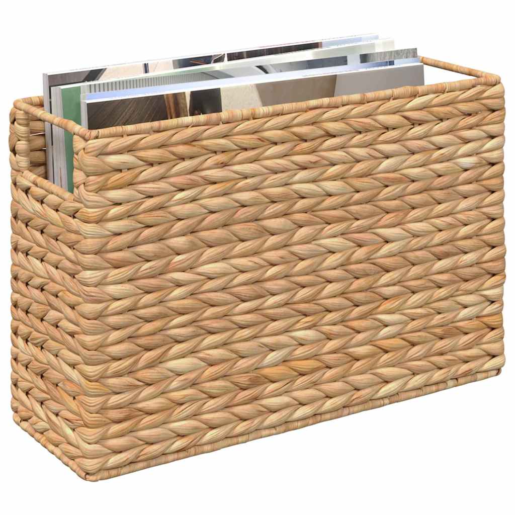 vidaXL Zeitschriftenkörbe 2 pcs Natur 39 x 14 x 25 cm Wasserhyazinthe