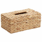 vidaXL Taschentuchboxdeckel 2 pcs Wasserhyazinthe 27,5 x 16,5 x 14 cm