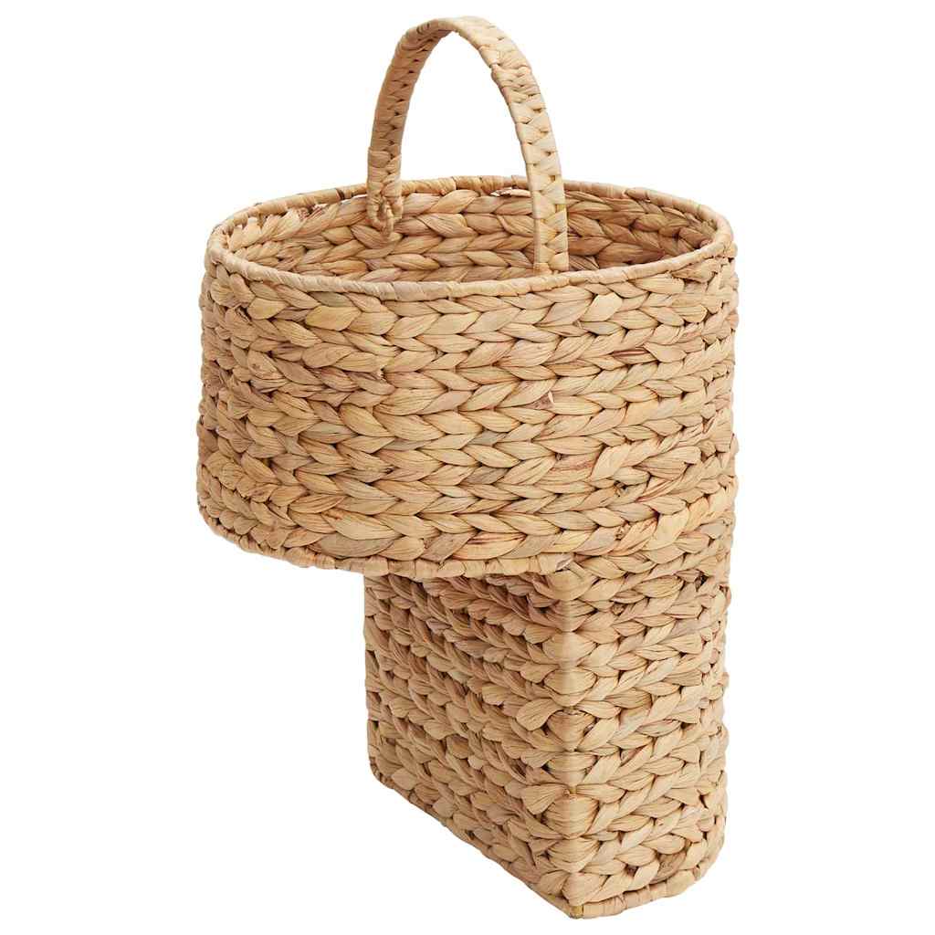 vidaXL Treppenkorb Natur 28 x 26 x 47 cm Wasserhyazinthe