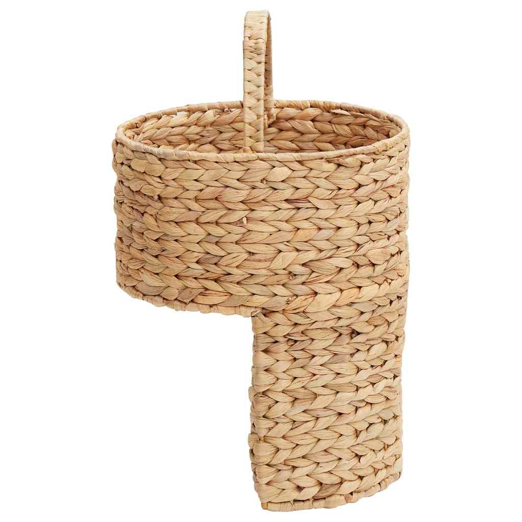 vidaXL Treppenkorb Natur 28 x 26 x 47 cm Wasserhyazinthe