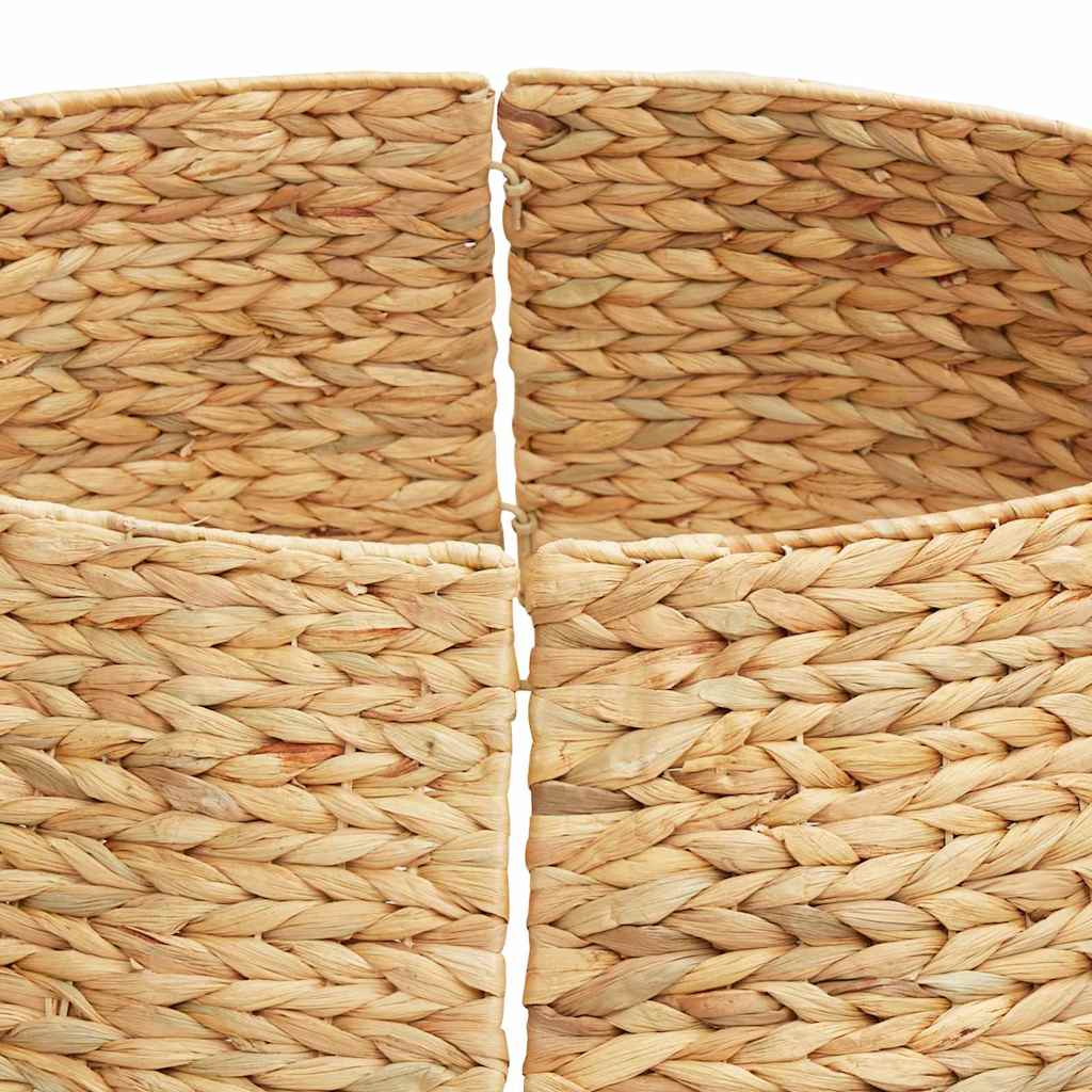 vidaXL Weihnachtsbaumkragen Braun 90 x 90 x 28 cm Wasserhyazinthe