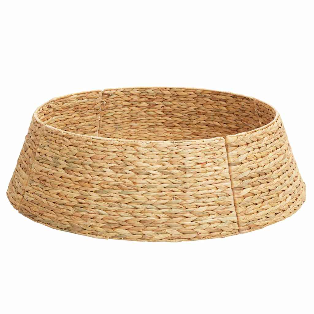 vidaXL Weihnachtsbaumkragen Braun 90 x 90 x 28 cm Wasserhyazinthe