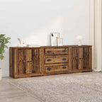 vidaXL Sideboards 3 pcs Altholz 210 x 35,5 x 67,5 cm Holzwerkstoff
