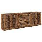 vidaXL Sideboards 3 pcs Altholz 210 x 35,5 x 67,5 cm Holzwerkstoff