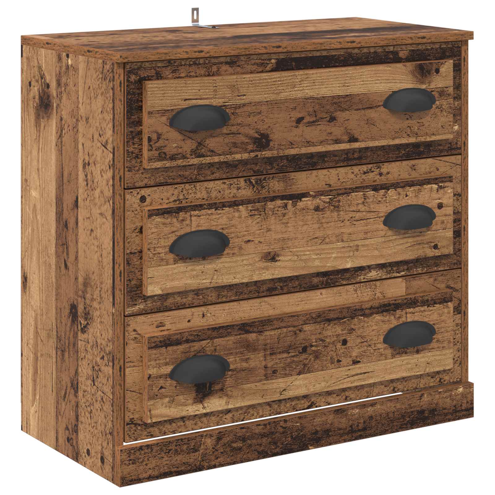vidaXL Sideboards 3 pcs Altholz 210 x 35,5 x 67,5 cm Holzwerkstoff