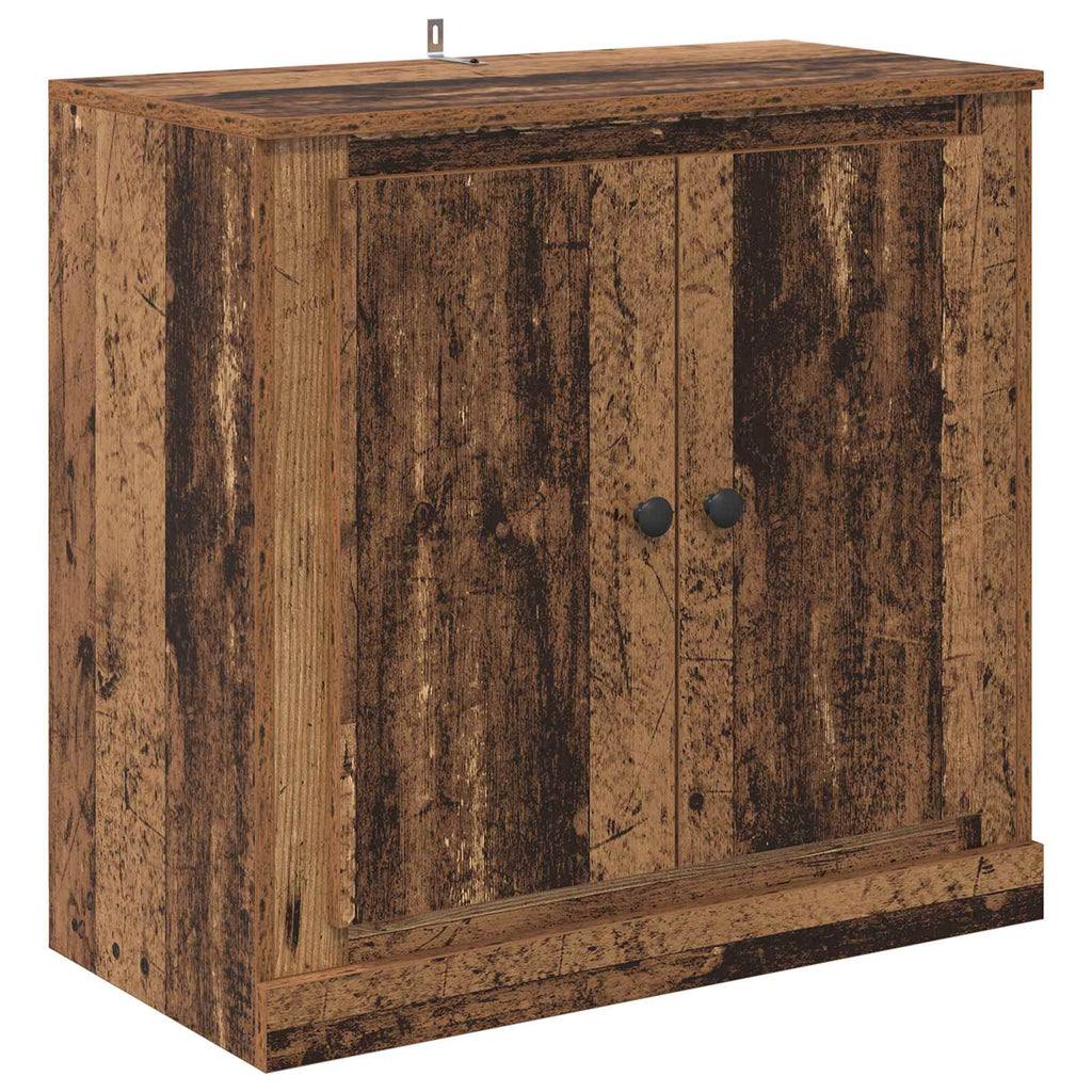 vidaXL Sideboards 3 pcs Altholz 210 x 35,5 x 67,5 cm Holzwerkstoff