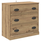 vidaXL Sideboards 3 pcs Artisan-Eiche 210 x 35,5 x 67,5 cm