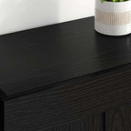 vidaXL Wandmontierter Schrank 2 pcs Schwarz Eichen-Optik Holzwerkstoff