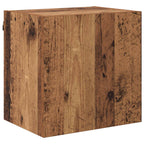 vidaXL TV-Schränk Wandmontiert 4 pcs Altholz Holzwerkstoff