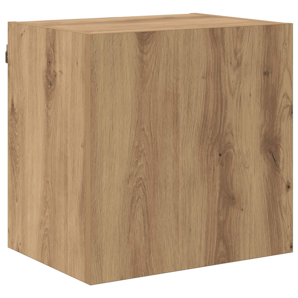 vidaXL TV-Schränk Wandmontiert 4 pcs Artisan-Eiche Holzwerkstoff