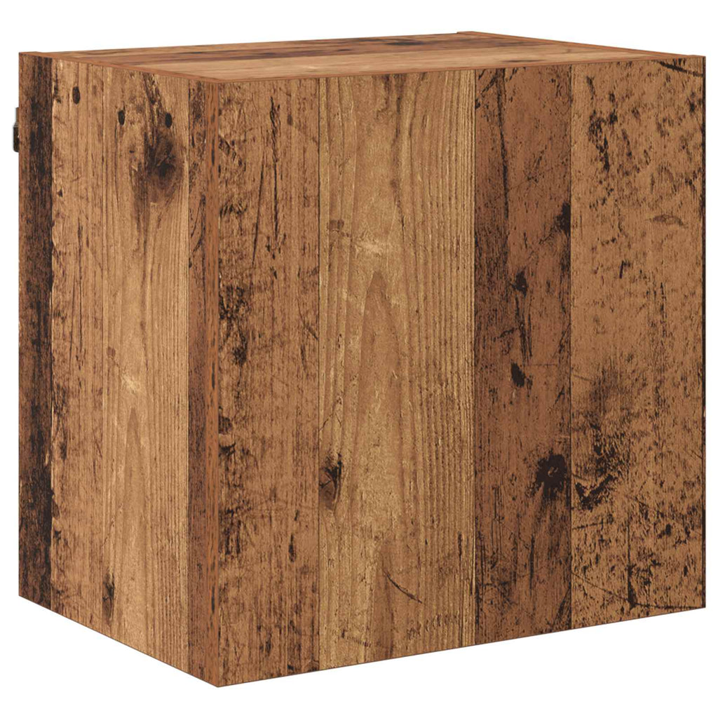 vidaXL TV-Wandmöbel Wandmontiert 5 pcs Altholz Holzwerkstoff