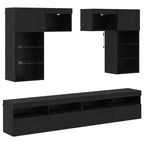 vidaXL TV-Wandgeräte 6 pcs 100 x 30 x 40 cm Artisan-Eiche