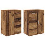 vidaXL Sideboards Corona 2 pcs Altholz 59 x 39 x 80 cm Holzwerkstoff