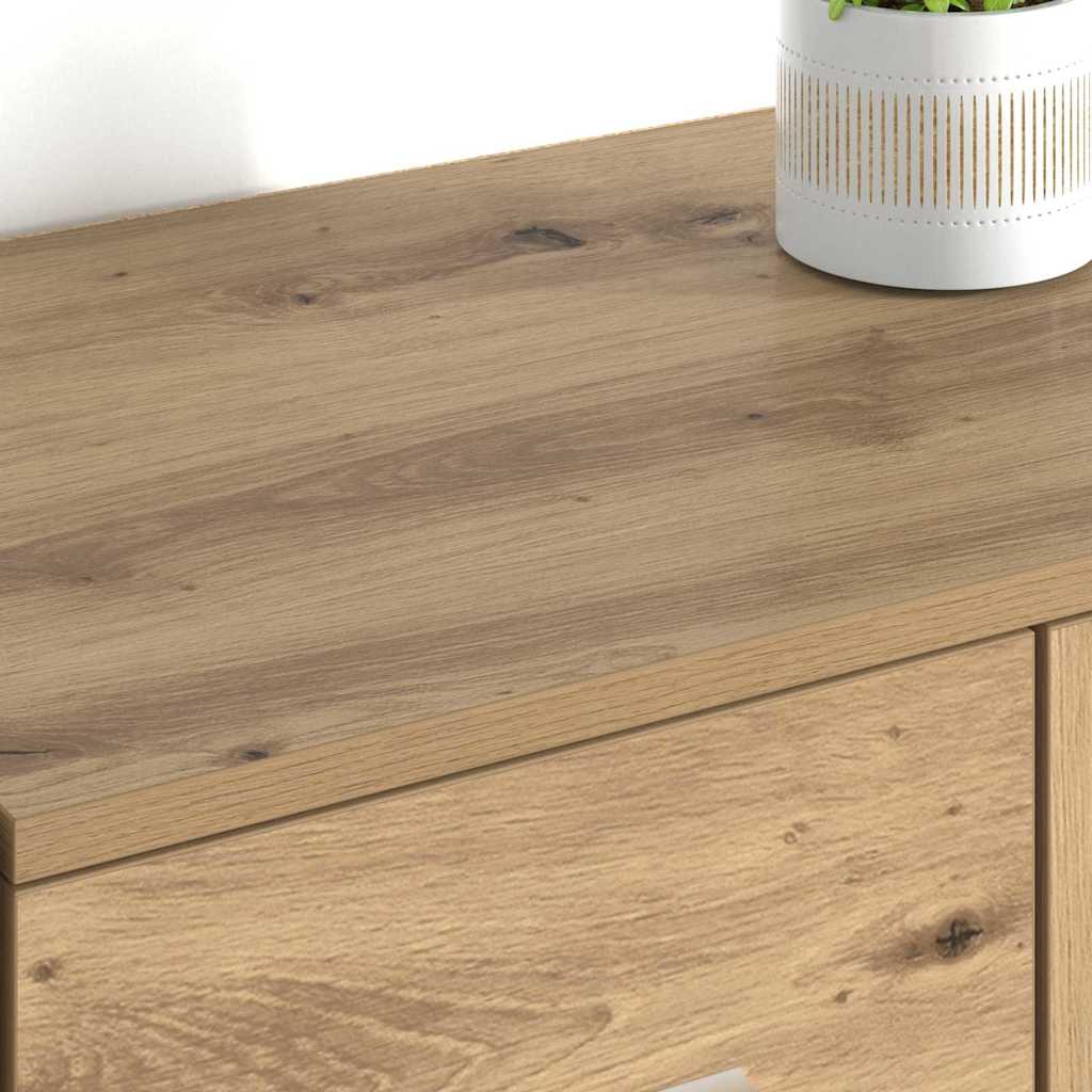 vidaXL Sideboards Corona 2 pcs Artisan-Eiche 59 x 39 x 80 cm