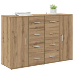 vidaXL Sideboards Corona 2 pcs Artisan-Eiche 59 x 39 x 80 cm