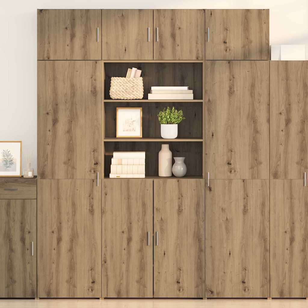 vidaXL Aufbewahrungsschrank Artisan-Eiche 80 x 42,5 x 225 cm