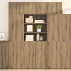 vidaXL Aufbewahrungsschrank Artisan-Eiche 80 x 42,5 x 225 cm