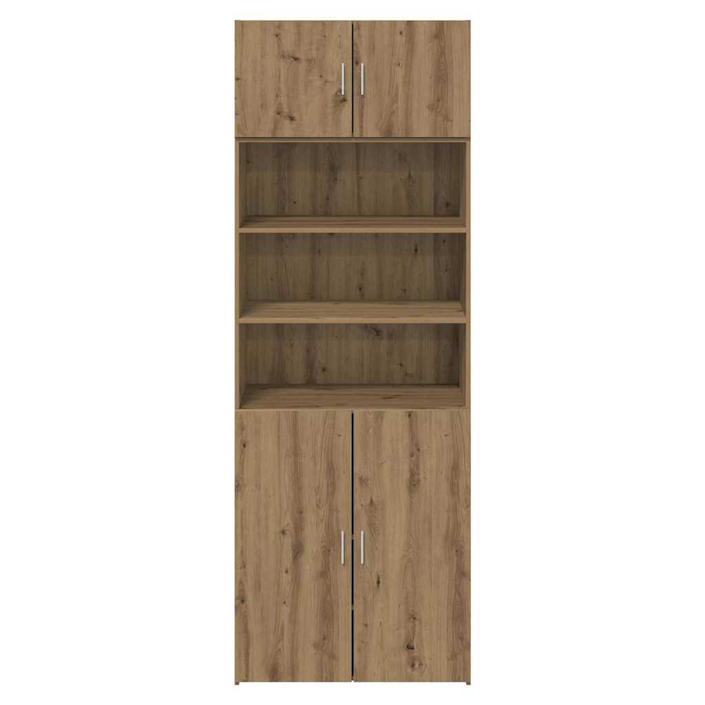 vidaXL Aufbewahrungsschrank Artisan-Eiche 80 x 42,5 x 225 cm