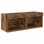 vidaXL TV-Wandgeräte 8 pcs Altholz Holzwerkstoff
