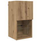 vidaXL TV-Wandmöbel Wandmontiert 6 pcs Artisan-Eiche Holzwerkstoff