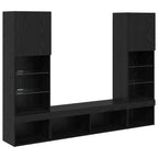 vidaXL TV Wand Einheiten mit LED 5 pcs 40,5 x 30 x 102 cm