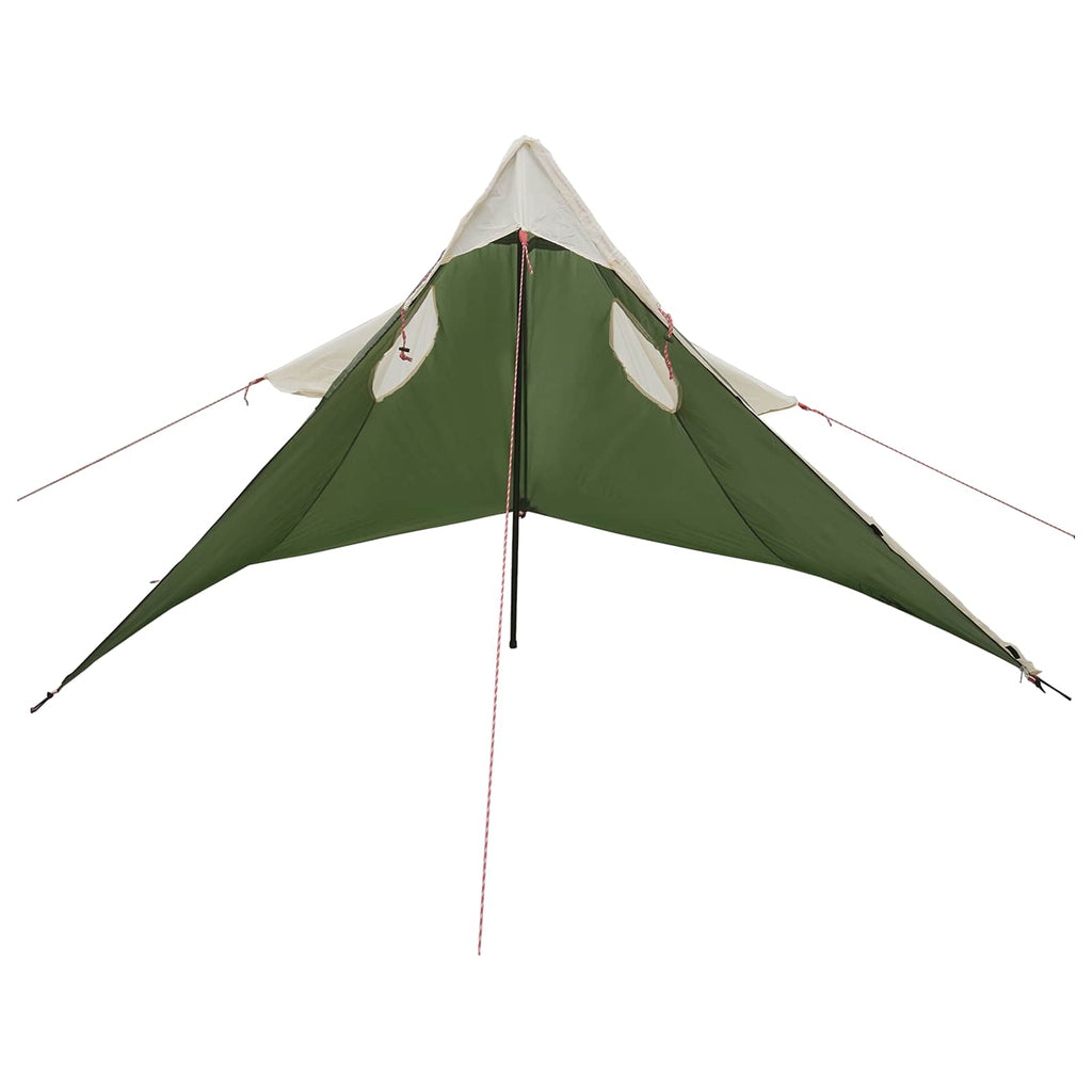 vidaXL 2-in-1 Regenponcho mit Kapuze Grün 262 x 126 x 130 cm