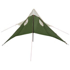 vidaXL 2-in-1 Regenponcho mit Kapuze Grün 262 x 126 x 130 cm