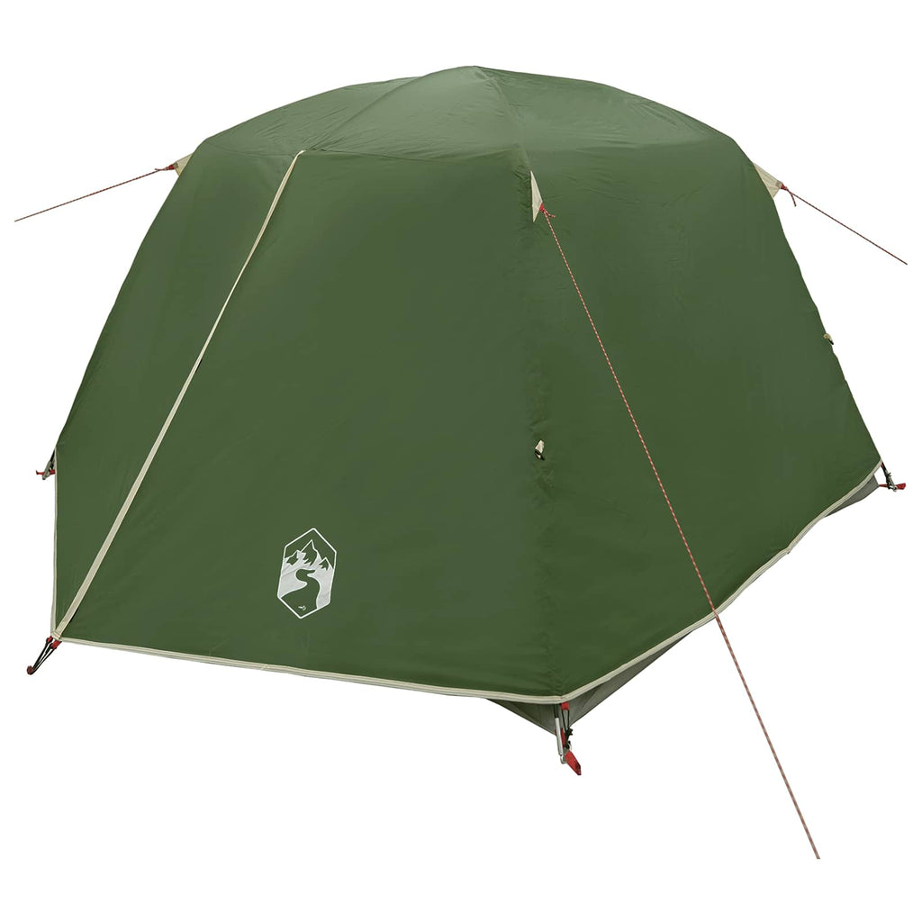 vidaXL Trekkingzelt Grün 2-Personen 185T Polyester mit PU-Beschichtung