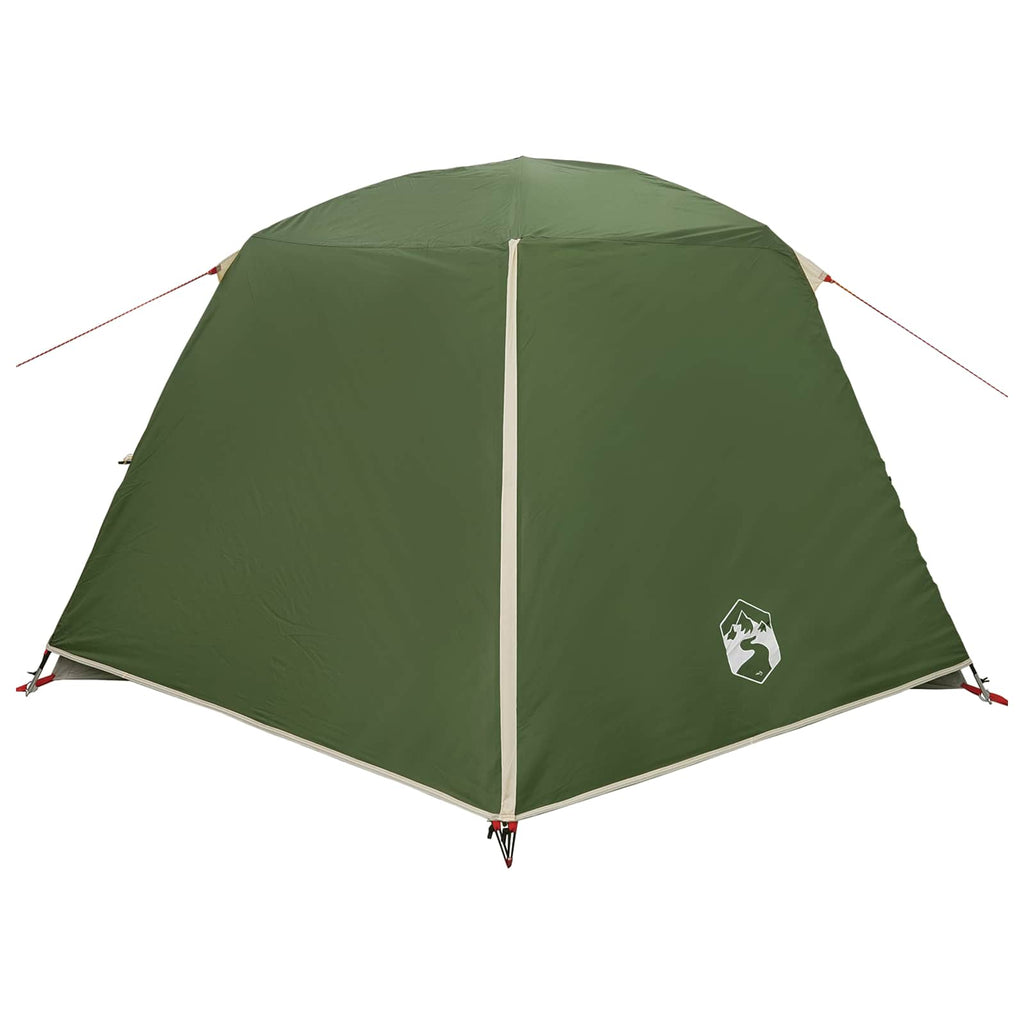 vidaXL Trekkingzelt Grün 2-Personen 185T Polyester mit PU-Beschichtung