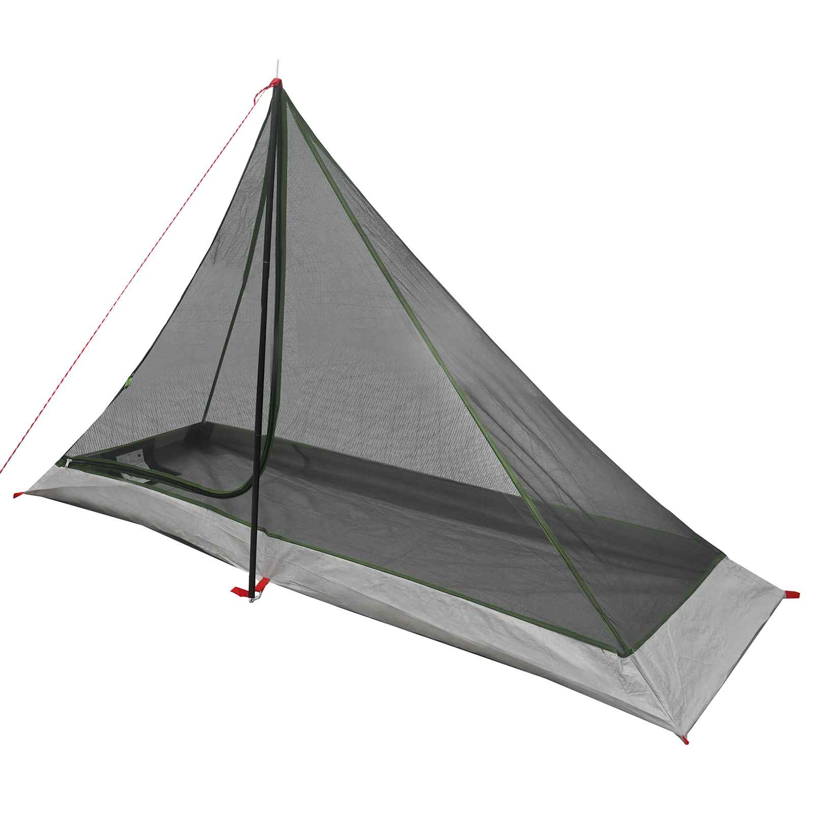 vidaXL Trekkingzelt Grün 222 x 85 x 125 cm