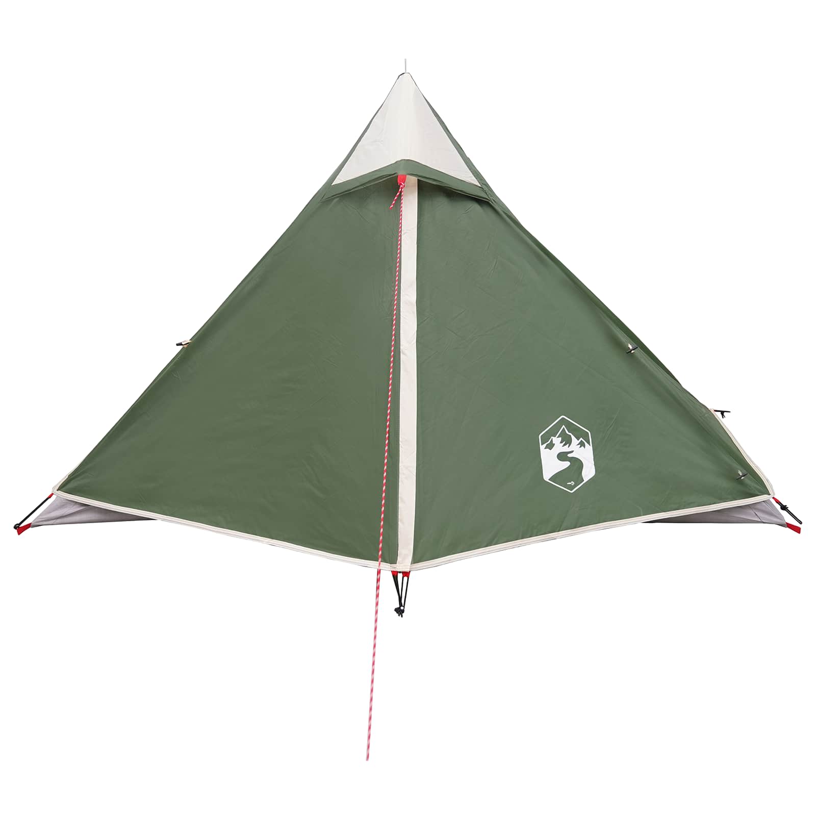 vidaXL Trekkingzelt Grün 222 x 85 x 125 cm