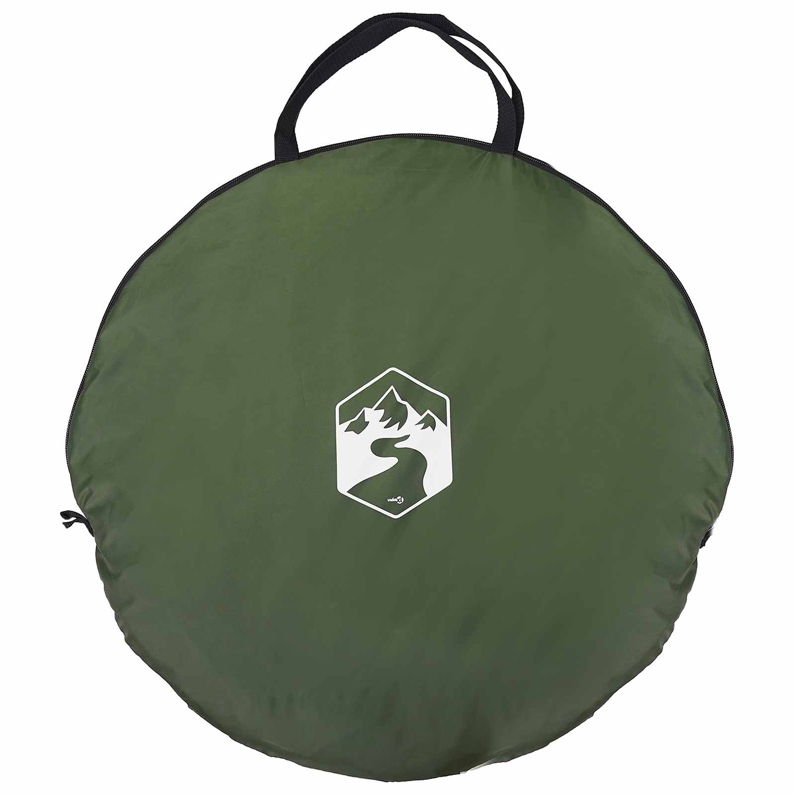 vidaXL Pop-up Toilette Zelt mit Aufhängeseil Grün 97 x 126 cm
