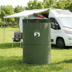 vidaXL Pop-up Toilette Zelt mit Aufhängeseil Grün 97 x 126 cm