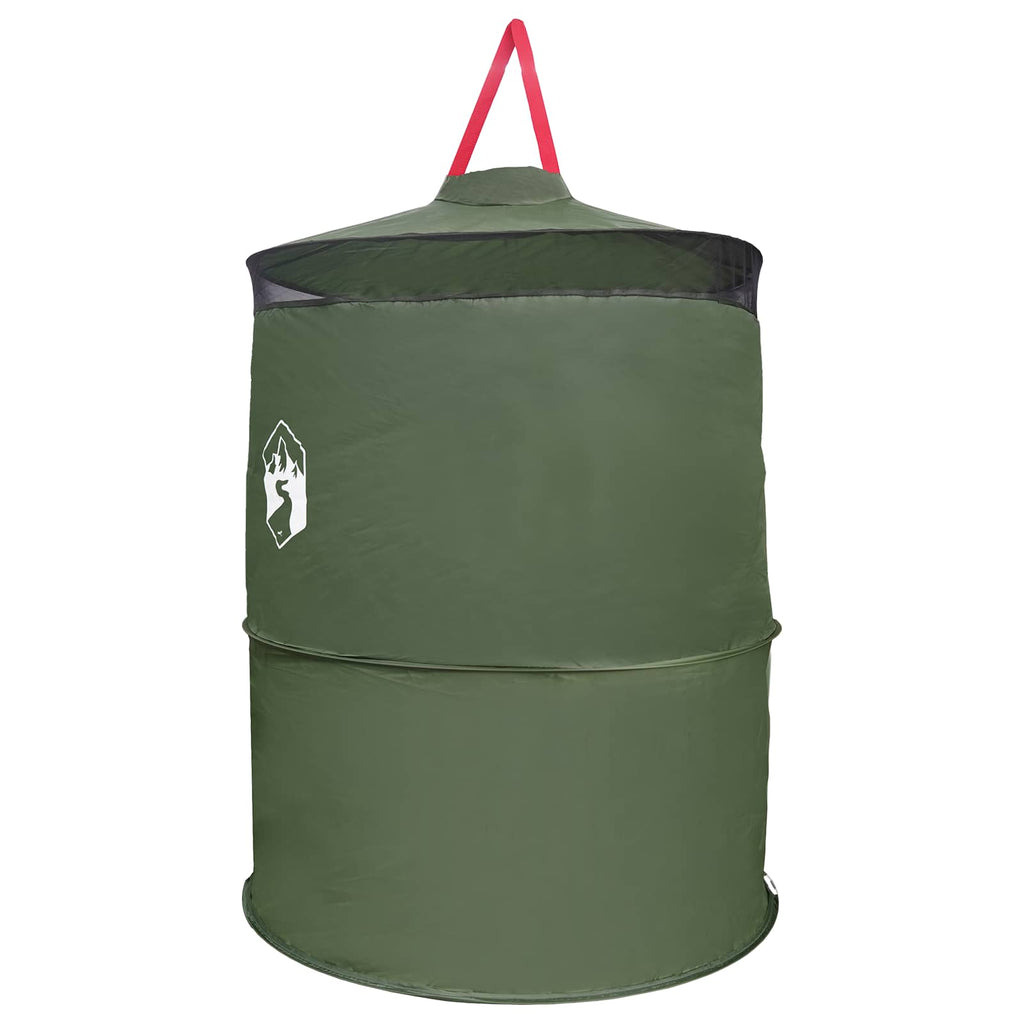 vidaXL Pop-up Toilette Zelt mit Aufhängeseil Grün 97 x 126 cm
