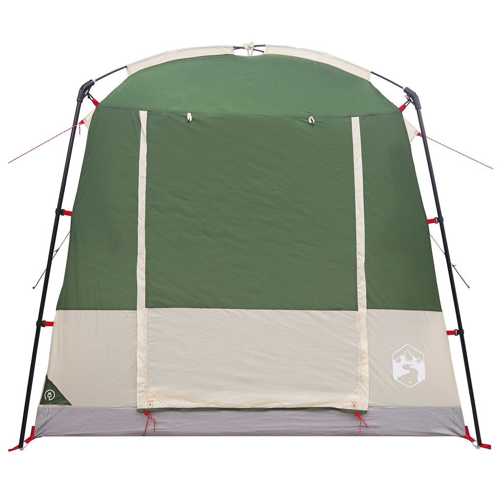 vidaXL Party-Zelt Grün 4-Personen 185T Polyester mit PU-Beschichtung