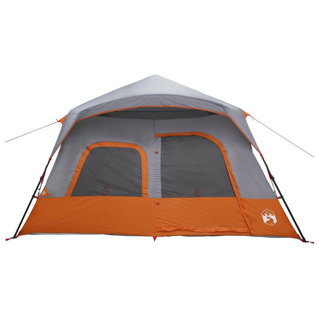 vidaXL Sofort Zelt Grau und Orange 340 x 280 x 190 cm