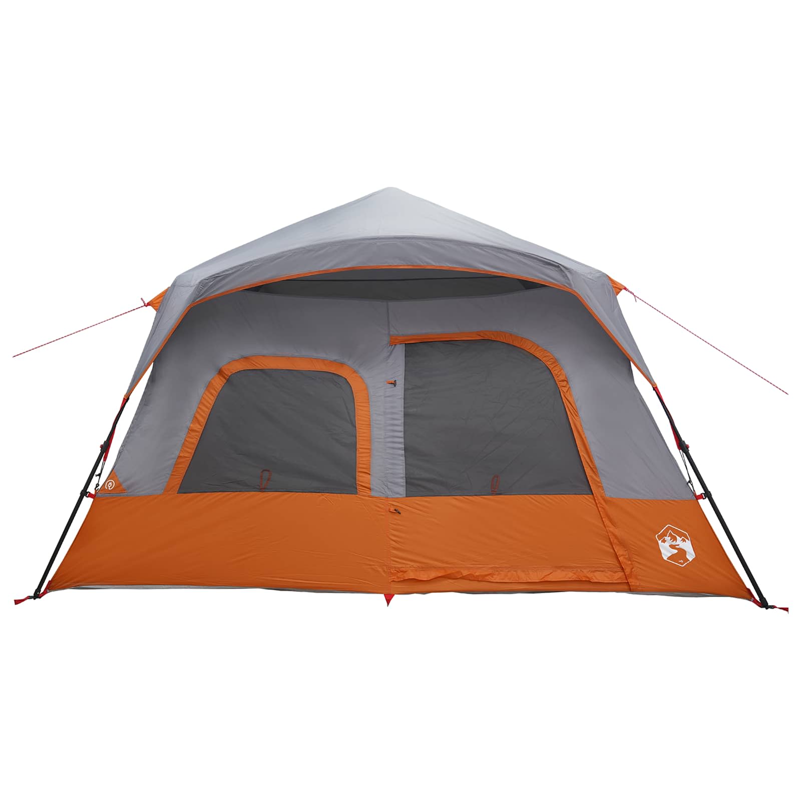 vidaXL Sofort Zelt Grau und Orange 340 x 280 x 190 cm