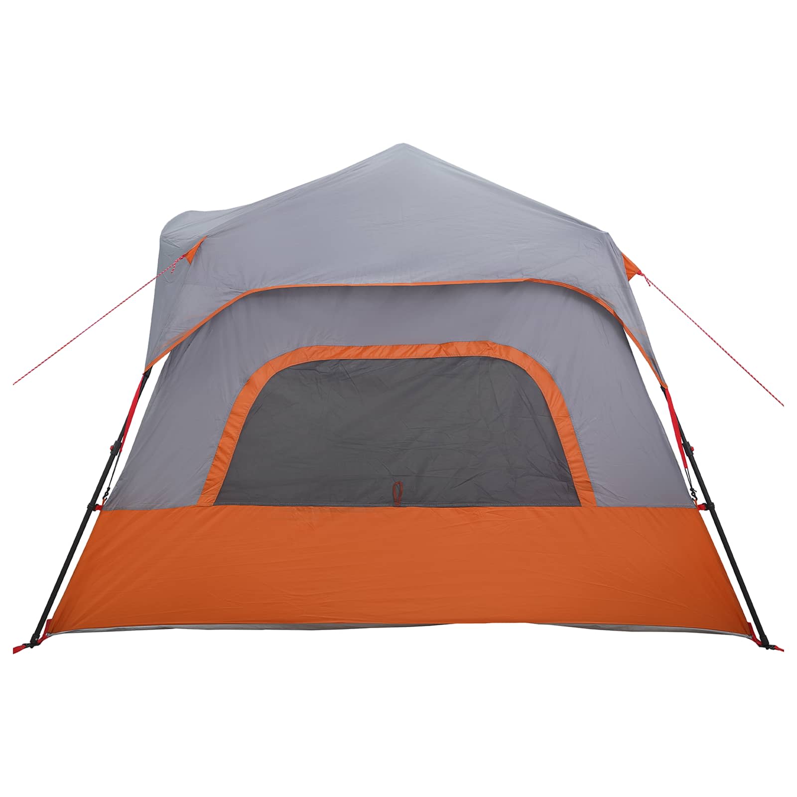 vidaXL Sofort Zelt Grau und Orange 340 x 280 x 190 cm