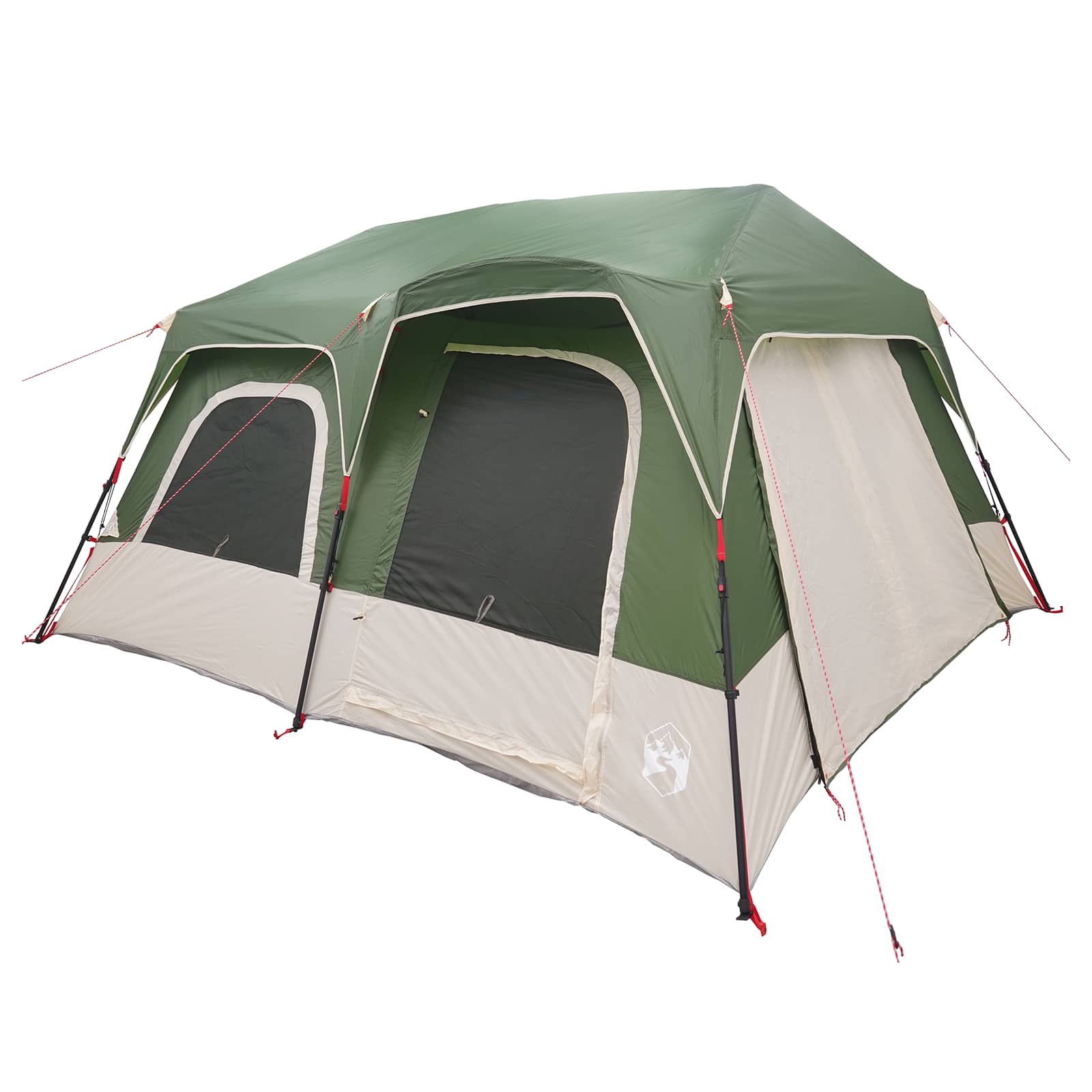vidaXL Sofort Zelt Grün 8-Personen 185T Polyester mit PU-Beschichtung