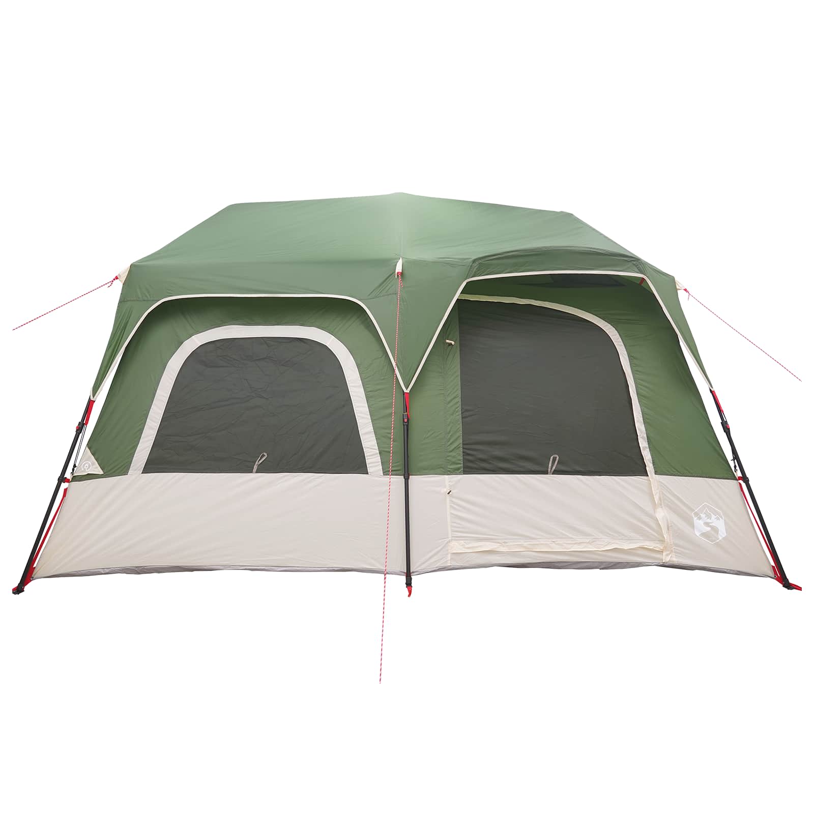 vidaXL Sofort Zelt Grün 8-Personen 185T Polyester mit PU-Beschichtung