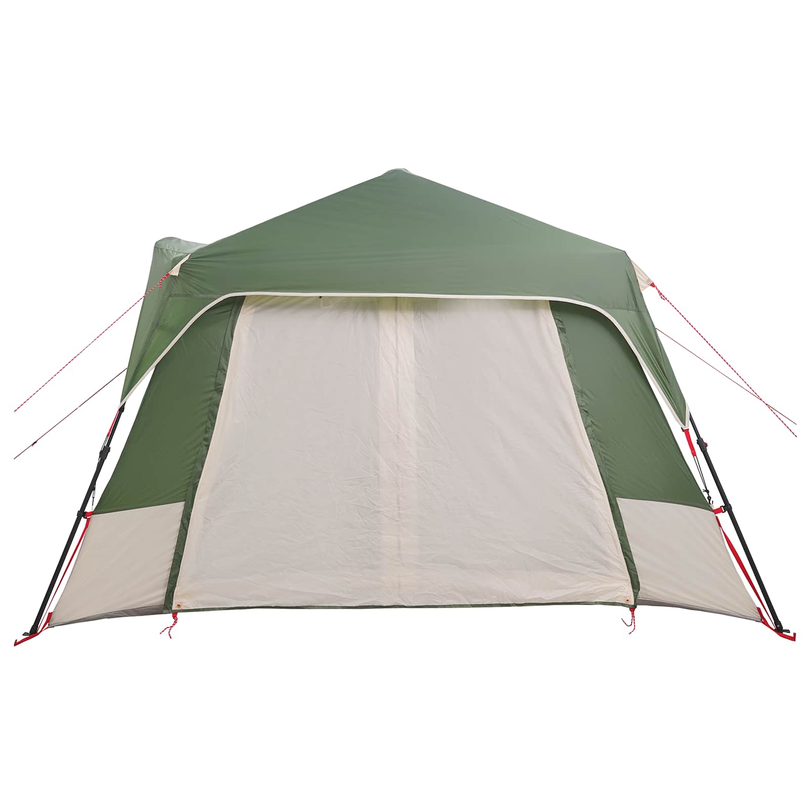 vidaXL Sofort Zelt Grün 8-Personen 185T Polyester mit PU-Beschichtung