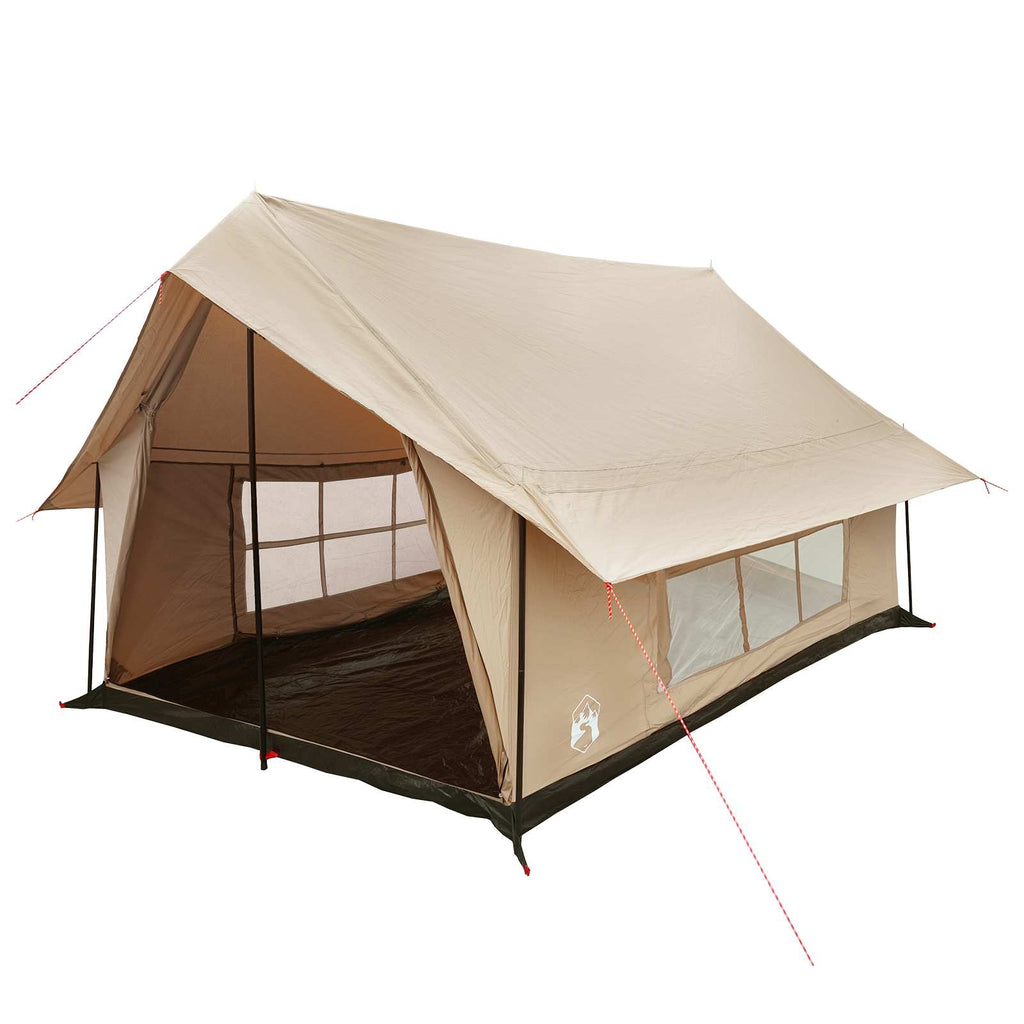vidaXL Hütten-Zelt Creme 340 x 246 x 210 cm Polybaumwolle
