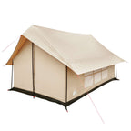 vidaXL Hütten-Zelt Creme 340 x 246 x 210 cm Polybaumwolle