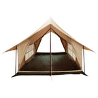 vidaXL Hütten-Zelt Creme 340 x 246 x 210 cm Polybaumwolle